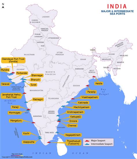 7 Oldest Sea Ports of India .